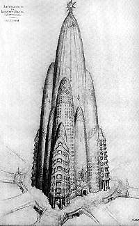 NY Hotel  Sketch by Gaudi