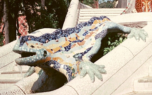 Lizard fountain at Park Guell
