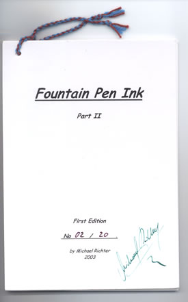 The cover of "Fountain Pen InkPart II"