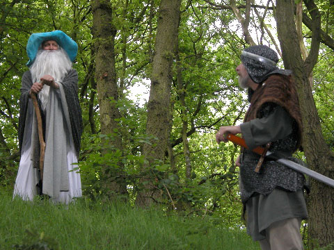 Gandalf and Theoden King