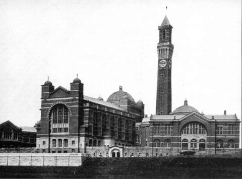 Orthanc - Birmingham University and the Clock Tower, around the time of the First World War (1914 ? 18)