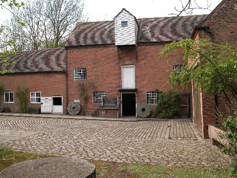 The courtyard of Sarehole Mill