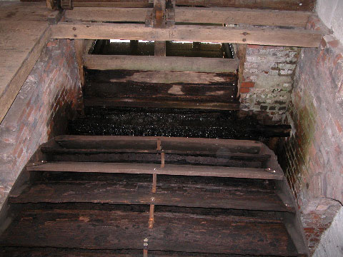The North Waterwheel, used for grinding flour