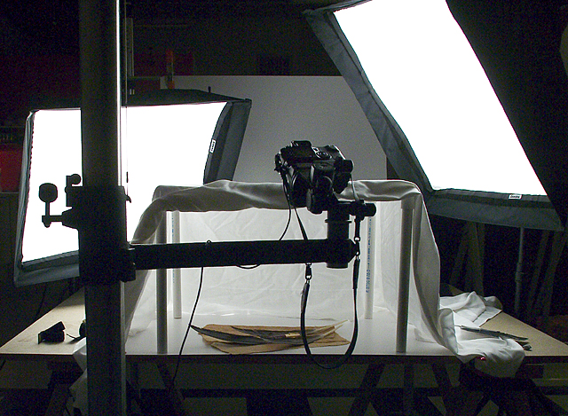 light tent in action